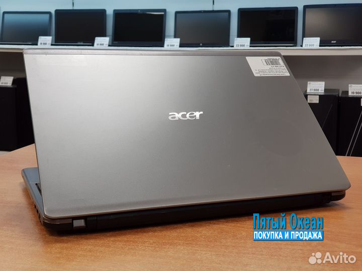 Ноутбук Acer 15, Core2Duo U9400, RAM 4Gb, SSD