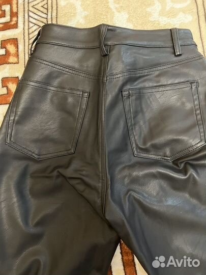 Брюки кожаные H&M
