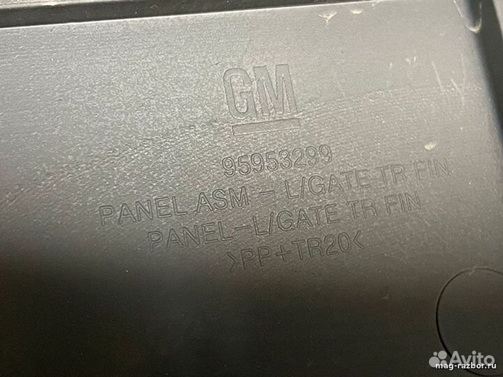 Обшивка крышки багажника Chevrolet Spark III (M300