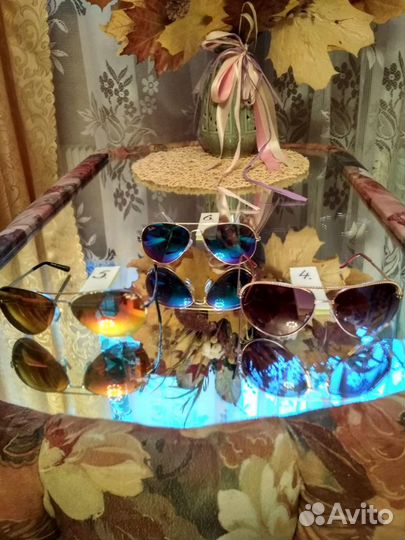 Солнцезащитные очки Ray Ban зеркальные