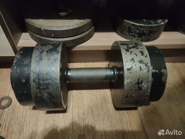 Гантели самодельные 25 кг