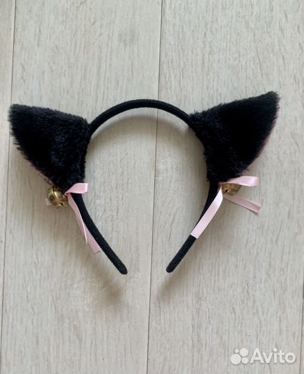 Ободок ушки кошки