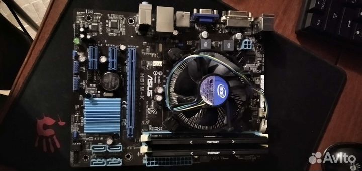 Материнская плата с процессором pentium g640