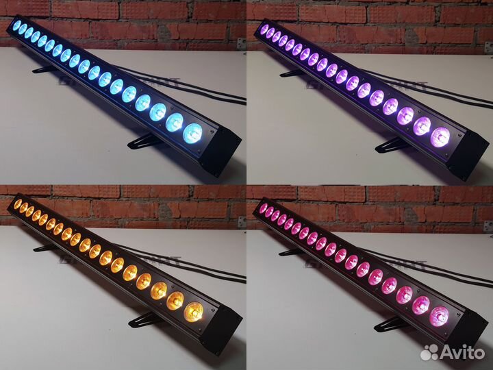 LED BAR 18x18 rgbwauv Full controll - самый яркий
