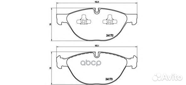 К-т дисков. тормоз. колодок P06058 Brembo