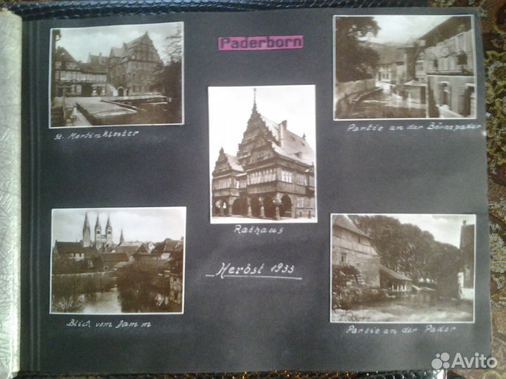 Альбом с фотографиями городов до военной Германии