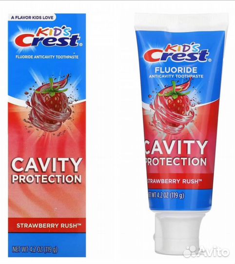 Детская зубная паста crest