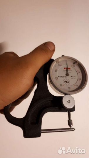 Измеритель толщины стенок дульца гильзы