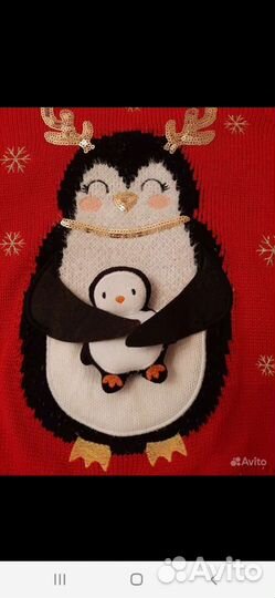 Свитер новый новогодний. Турция