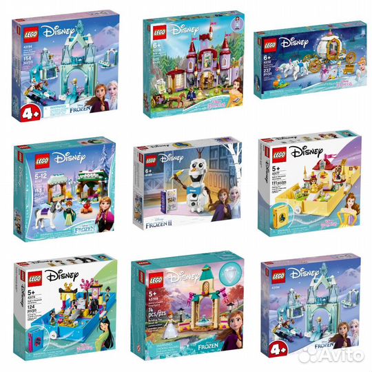 Lego Disney Princess 41147/43194/43174 Разные