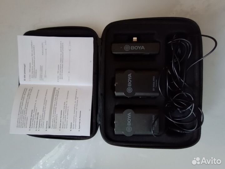 Петличный микрофон boya