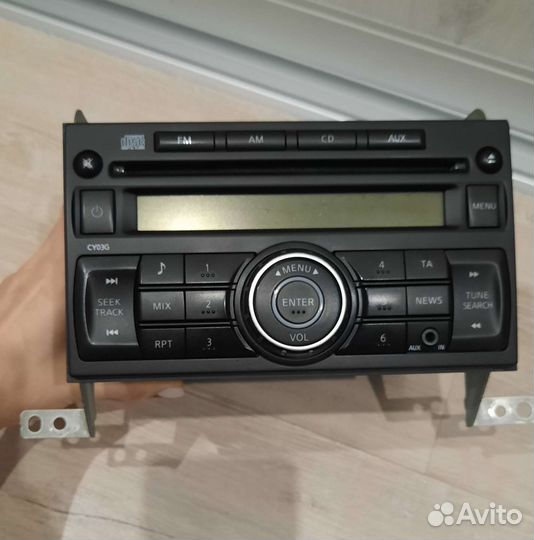 Магнитола Nissan juke