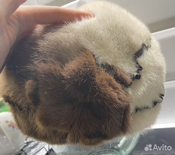 Шапка норковая женская