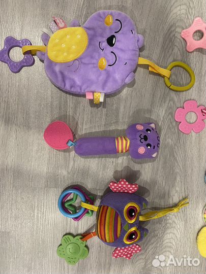 Развивающие игрушки для малыша Мякиши