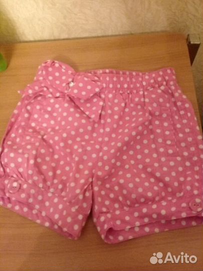Брюки,шорты на девочку разного размера