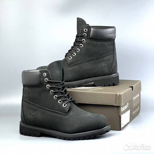 Ботинки Timberland зимние черные