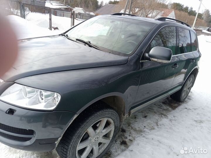 Volkswagen Touareg 3.6 AT, 2006, битый, 230 000 км