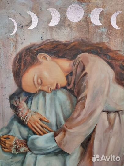 Картина маслом на холсте большая