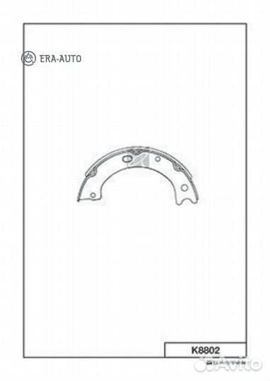 Kashiyama K8802 K8802 колодки барабанные\ Nissan Patrol K160/K260 2.8-3.3D 79-90