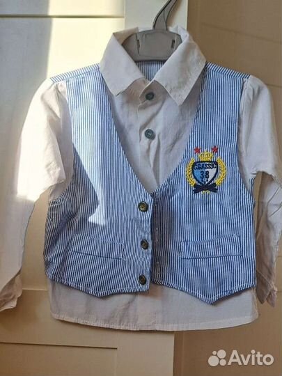 Рубашка с жилетом 3г