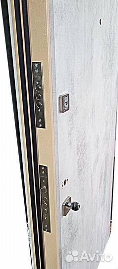 Дверь входная металлическая цвет Бетон