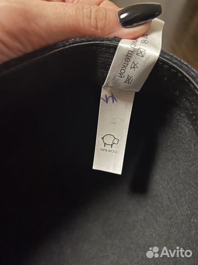 Кепка из шерсти с твердым козырьком р. 56/57