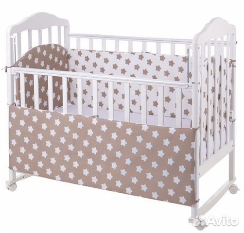 Бортики и постельное белье в кроватку