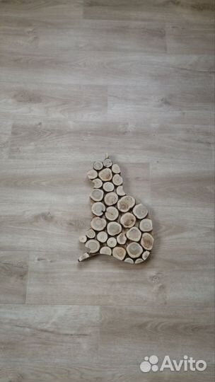 Панно из можжевельника