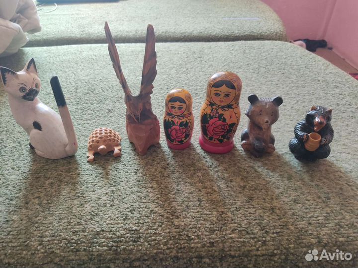 Деревянные статуэтки керамика