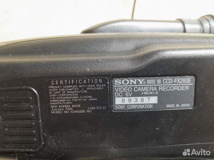 Видеокамера Sony fx280e