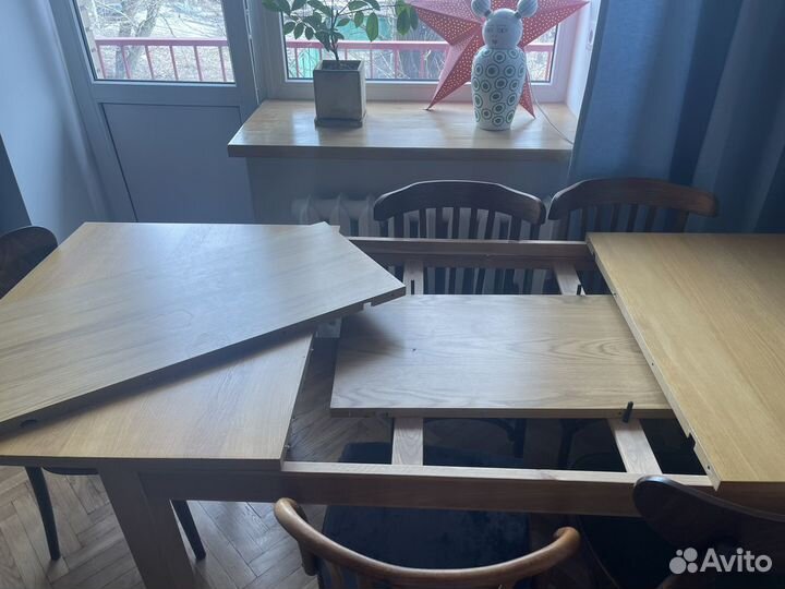 Стол обеденный раскладной IKEA