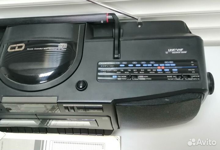 Двухкассетная + CD магнитола Victor RC-X70