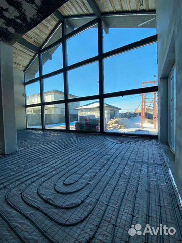 Установка тёплых водяных полов, монтаж отопления