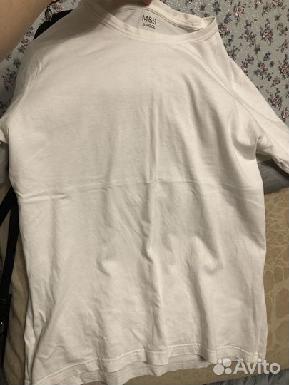 Мужская белая футболка