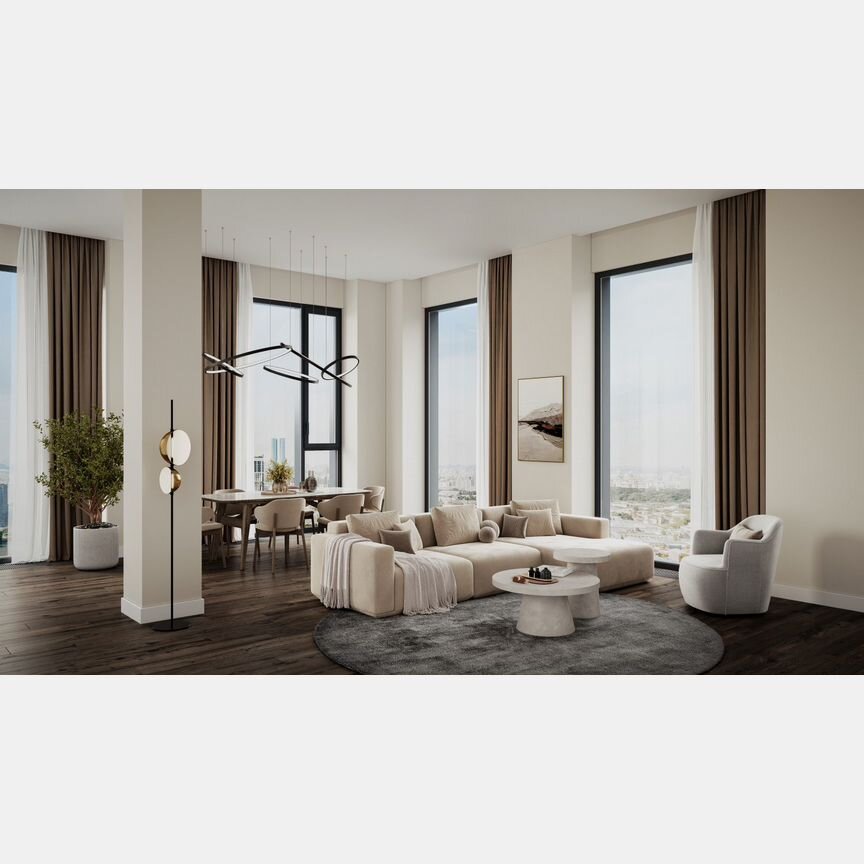 4-к. квартира, 74,6 м², 22/48 эт.