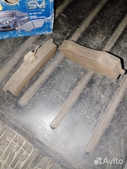 Колодки комплект перед и зад на Калину