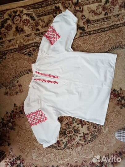 Новая нарядная вышитая блузка из 60-х годов СССР