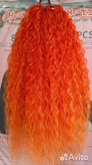 Афрохвост кудрявый на резинке