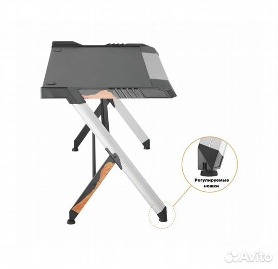 Компьютерный геймерский новый стол подсветка