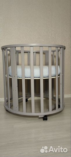 Детская кроватка трансформер с маятником