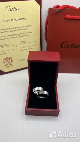 Кольцо Cartier Live из белого 585 золота