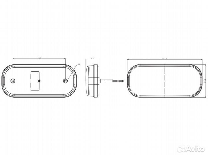 Фонари задние Fristom FT-230 NT COF LED DI 78