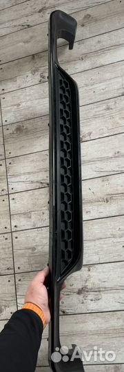 Диффузор оригинал на задний бампер bmw x5m f85