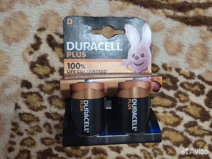 Батарейки D LR 20 Duracell plus