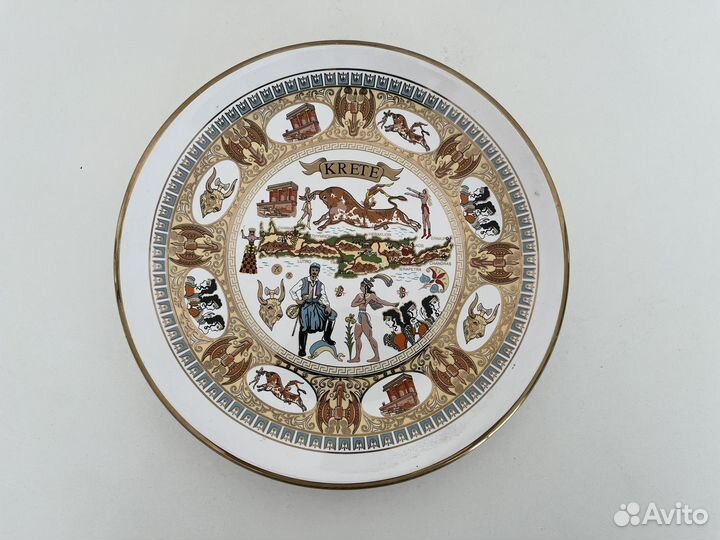 Тарелка настенная из разных стран