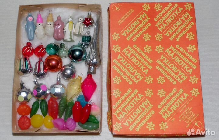 Елочные игрушки Малютка Московские наборы