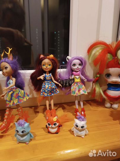 Enchantimals,Poopsi единорог куклы