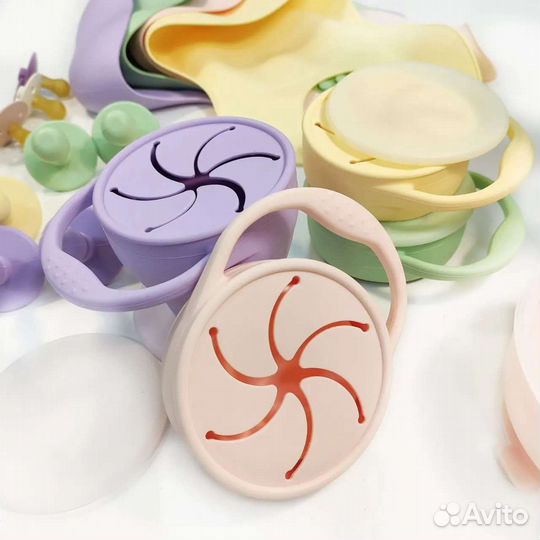 Детская посуда для кормления силиконовая