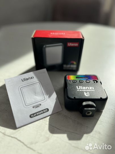 Видеосвет ulanzi VL49 RGB, 360