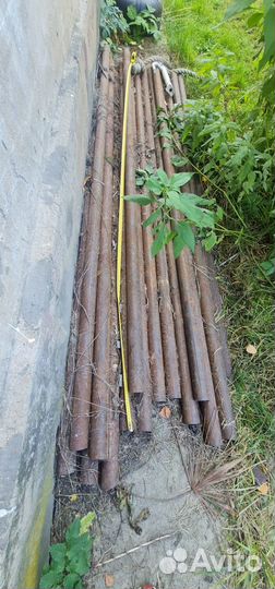 Столбы для забора труба